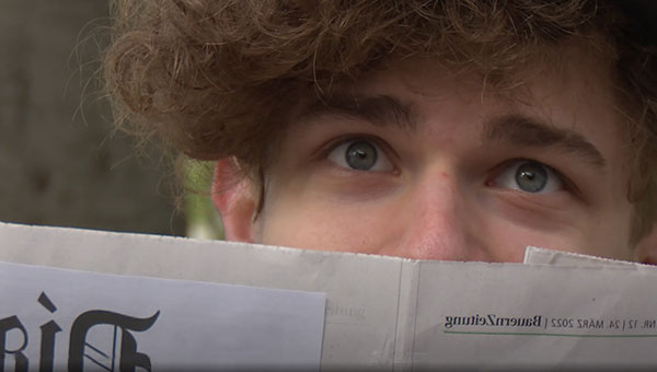 Werbefilm für eine Zeitung im Kleinformat (4. HLW)